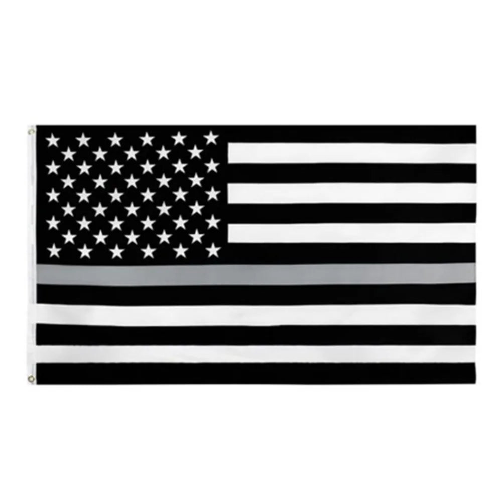 Drapeau Thin Blue Line USA - 90x150 cm BLACKBEARD OUTDOOR INDUSTRIES