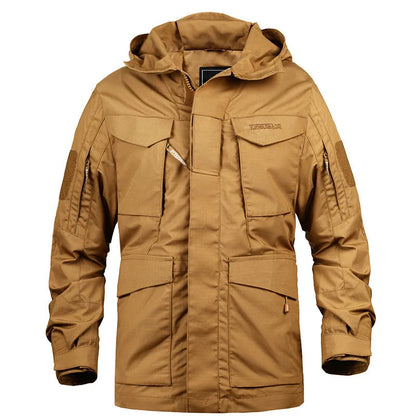 🪖 Veste M65 Militaire Homme | MEGE KNIGHT – Coupe-Vent Camouflage à Capuche | Hiver & Mi-saison - BLACKBEARD OUTDOOR INDUSTRIES