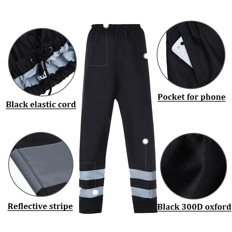 Pantalon de Pluie Imperméable et Réfléchissant – Homme & Femme - BLACKBEARD OUTDOOR INDUSTRIES