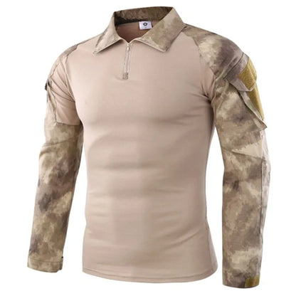 🪖 Chemise de Combat Camouflage Homme – TOMITANY Airsoft | Paintball | Randonnée | Tactique | Manches longues - BLACKBEARD OUTDOOR INDUSTRIES