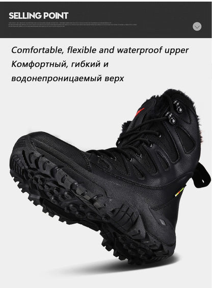 Bottes d'Hiver Femme Moipheng - Super Chaleur, Taille Plus, Chaussures à Plateforme, Bottes Moto à mi-mollet avec Doublure en Fourrure - Zapatos Para Mujer - BLACKBEARD OUTDOOR INDUSTRIES