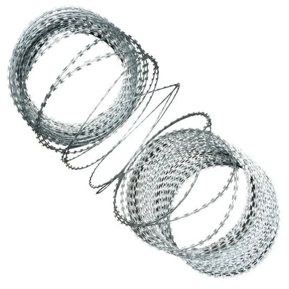 Barbelé Lames Rasoir Hélicoïdal Anti-Intrusion – 10 Mètres - BLACKBEARD OUTDOOR INDUSTRIES