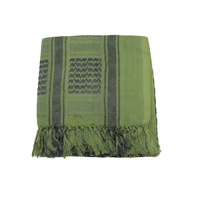 Tactical Keffiyeh Shemagh – Écharpe Arabe Tactique en Coton et Polyester | Foulard, Chèche, Cache-Cou pour Protection Contre le Vent, le Soleil et le Froid - BLACKBEARD OUTDOOR INDUSTRIES