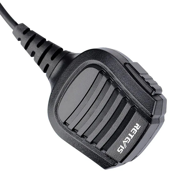 Retevis Lot de 10 Microphones Haut-Parleurs Étanches 2 Pin IP54 avec Jack Audio 3.5mm PTT - BLACKBEARD OUTDOOR INDUSTRIES