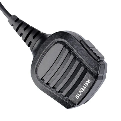 Retevis Lot de 10 Microphones Haut-Parleurs Étanches 2 Pin IP54 avec Jack Audio 3.5mm PTT - BLACKBEARD OUTDOOR INDUSTRIES