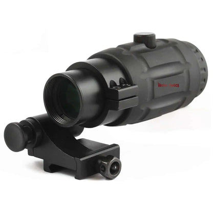 Vector Optics Magnifier 3x, 4x, 5x avec Monture à Pivot – Amplificateur de Précision pour Viseur Point Rouge (Compatible avec Maverick Scrapper) - BLACKBEARD OUTDOOR INDUSTRIES
