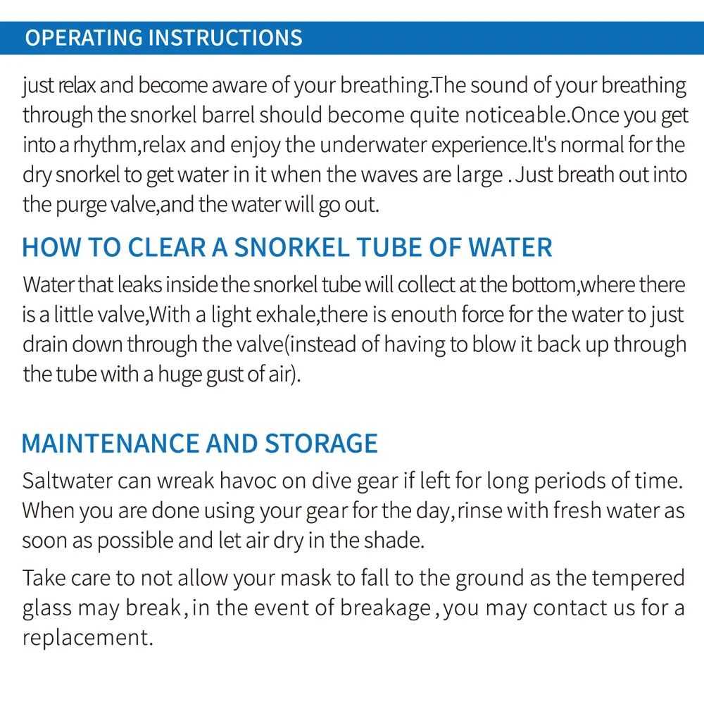Masque de Plongée Snorkel en Silicone avec Verre Trempé – Large Vue Colorée pour Adultes et Jeunes - BLACKBEARD OUTDOOR INDUSTRIES