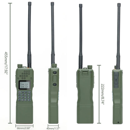 Baofeng AR-152 15W Walkie Talkie Powerful CB Two way Radio 12000mAh Battery Tactial Long Range AN PRC-152 Dual Band Transceiver BLACKBEARD OUTDOOR INDUSTRIES