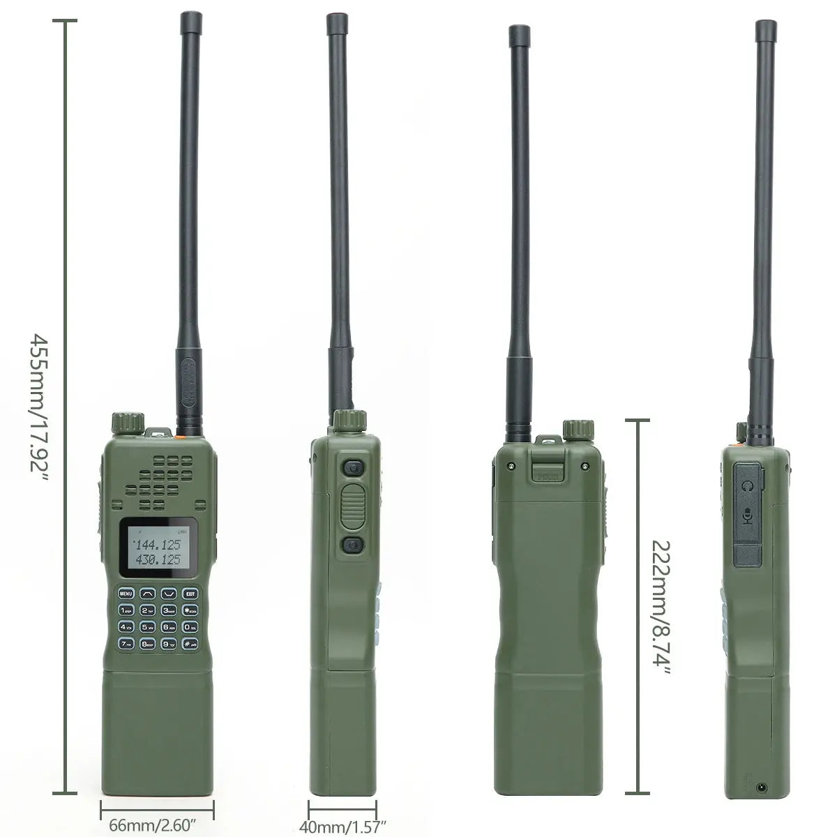 Baofeng AR-152 – Radio Tactique Puissante 25W | Batterie 12000 mAh | Portée jusqu'à 15 kml Longue portée  type AN PRC-152 Ma boutique