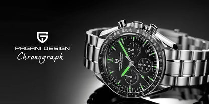 PAGANI DESIGN PD-1701 Moonwatch 2025 – Hommage à la CK2998 – Montre Homme Quartz Chronographe de Luxe - BLACKBEARD OUTDOOR INDUSTRIES
