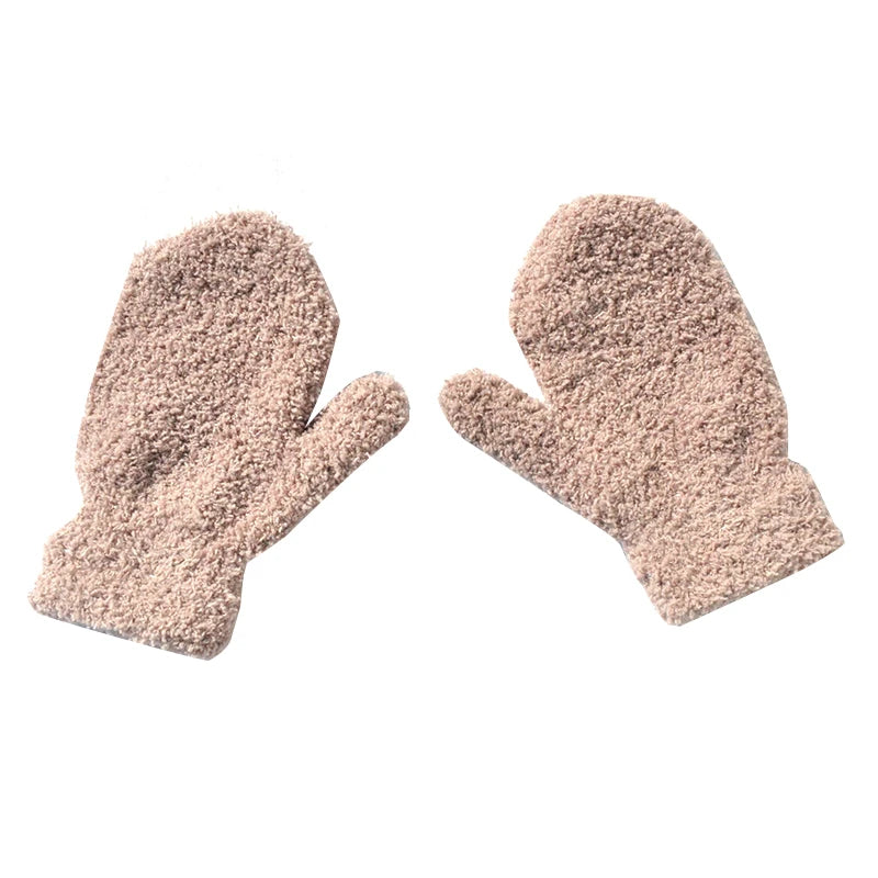 Paire de gants pour enfant en velours hiver Ma boutique