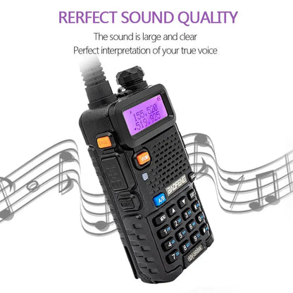 Baofeng UV-5R 8W – Radio Bidirectionnelle Haute Puissance | Jusqu’à 15 km de Portée Ma boutique