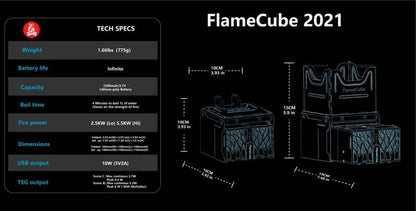 Mini Réchaud de Camping Portable – Survival Stove avec Générateur Thermoélectrique et Powerbank - BLACKBEARD OUTDOOR INDUSTRIES