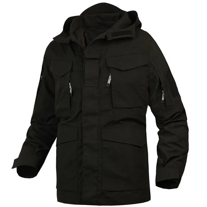 🪖 Veste M65 Militaire Homme | MEGE KNIGHT – Coupe-Vent Camouflage à Capuche | Hiver & Mi-saison - BLACKBEARD OUTDOOR INDUSTRIES