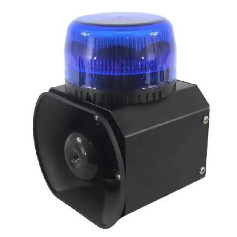 Gyrophare de Signalisation LED d'Urgence 8W avec Sirène à Deux Tons de 40W et Klaxon d'Alerte Incendie avec Interrupteur à Prise Allume-cigare BLACKBEARD OUTDOOR INDUSTRIES