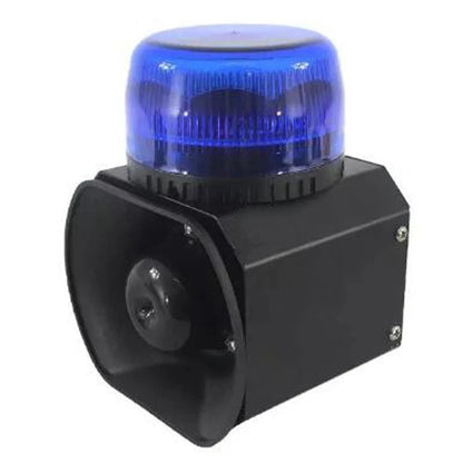 Gyrophare de Signalisation LED d'Urgence 8W avec Sirène à Deux Tons de 40W et Klaxon d'Alerte Incendie avec Interrupteur à Prise Allume-cigare BLACKBEARD OUTDOOR INDUSTRIES