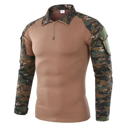 🪖 Chemise de Combat Camouflage Homme – TOMITANY Airsoft | Paintball | Randonnée | Tactique | Manches longues - BLACKBEARD OUTDOOR INDUSTRIES