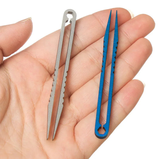 Pince à Épiler en Titane Anti-Rouille – Outil de Secours Outdoor EDC - BLACKBEARD OUTDOOR INDUSTRIES