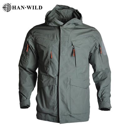Veste Tactique M65 Camouflage Homme – Veste de Randonnée Imperméable avec Capuche - BLACKBEARD OUTDOOR INDUSTRIES