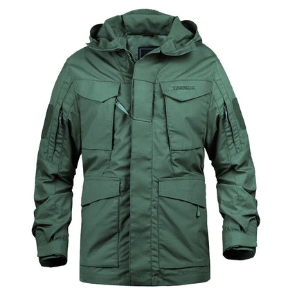 🪖 Veste M65 Militaire Homme | MEGE KNIGHT – Coupe-Vent Camouflage à Capuche | Hiver & Mi-saison - BLACKBEARD OUTDOOR INDUSTRIES