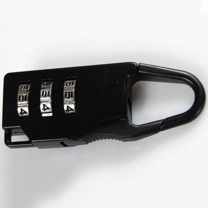 Mini Cadenas de Voyage en Alliage d'Aluminium – Cadenas à 3 Chiffres Réinitialisables, Code de Sécurité pour Valise, Sac et Accessoires - BLACKBEARD OUTDOOR INDUSTRIES