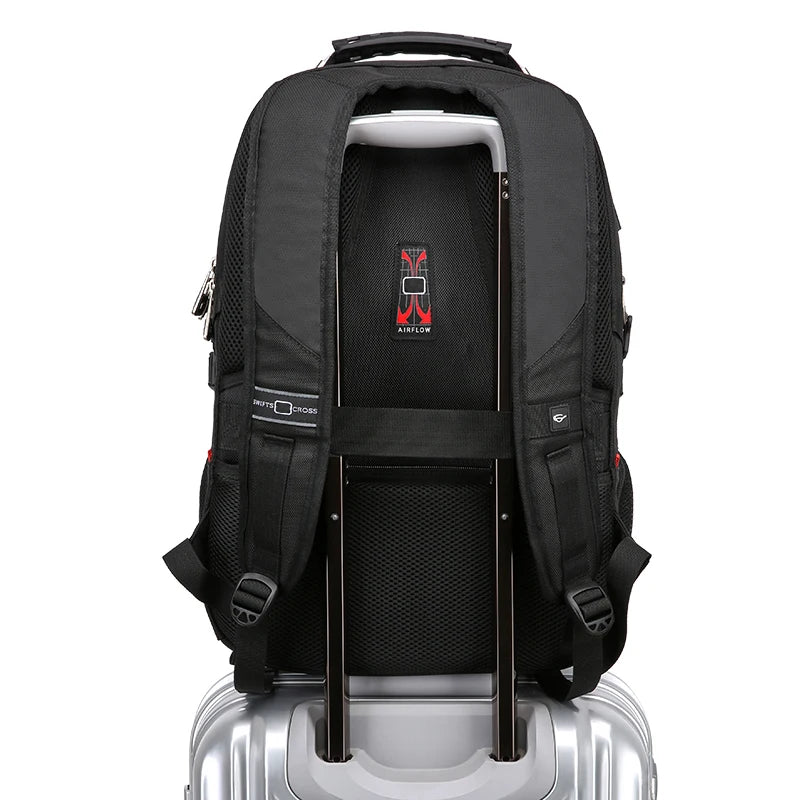 Sac à Dos Imperméable 20 pouces avec Port USB – Sac École et Voyage Antivol Unisexe à Haute Capacité - BLACKBEARD OUTDOOR INDUSTRIES