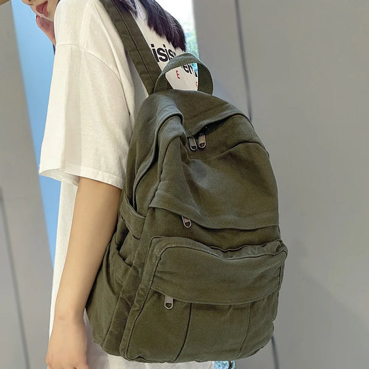 Sac à Dos Scolaire en Tissu pour Fille – Nouveau Sac à Dos Fashion Vintage - BLACKBEARD OUTDOOR INDUSTRIES