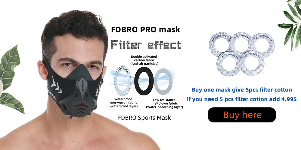 Masque d’Entraînement Sportif – Édition Élévation | Course, Fitness, Cyclisme – Style Noir 2.0 - BLACKBEARD OUTDOOR INDUSTRIES