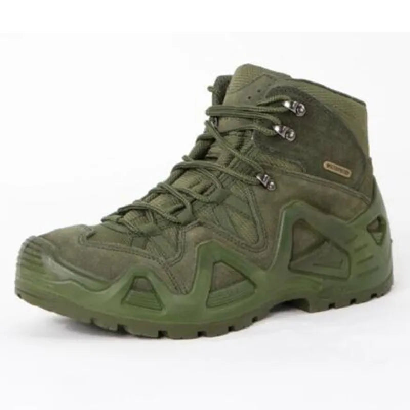 Men's Military Army Fans Combat Tactical Desert Boots Outdoor Swat Hunting Hiking Climbing Training Waterproof Sports Male Shoes BLACKBEARD OUTDOOR INDUSTRIES