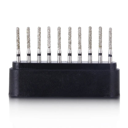 AZDENT Lot de 10 Fraises Dentaires Diamantées Ball Round Type FG 1.6mm – 25mm pour Turbine Haute Vitesse Ma boutique