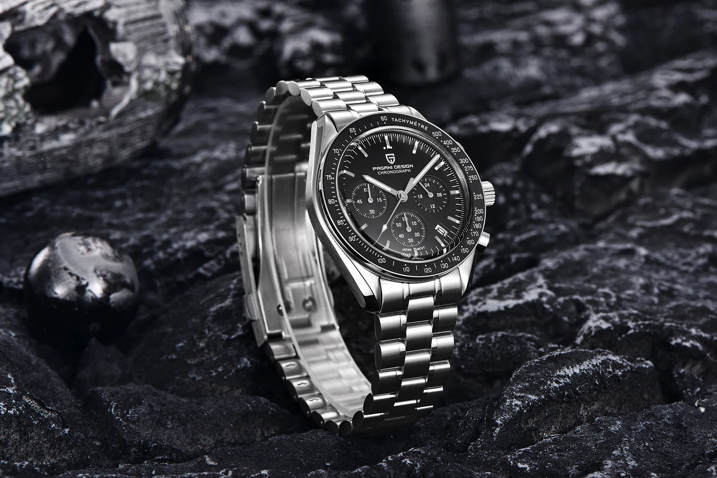 PAGANI DESIGN PD-1701 Moonwatch 2025 – Hommage à la CK2998 – Montre Homme Quartz Chronographe de Luxe - BLACKBEARD OUTDOOR INDUSTRIES