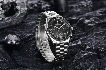PAGANI DESIGN PD-1701 Moonwatch 2025 – Hommage à la CK2998 – Montre Homme Quartz Chronographe de Luxe - BLACKBEARD OUTDOOR INDUSTRIES