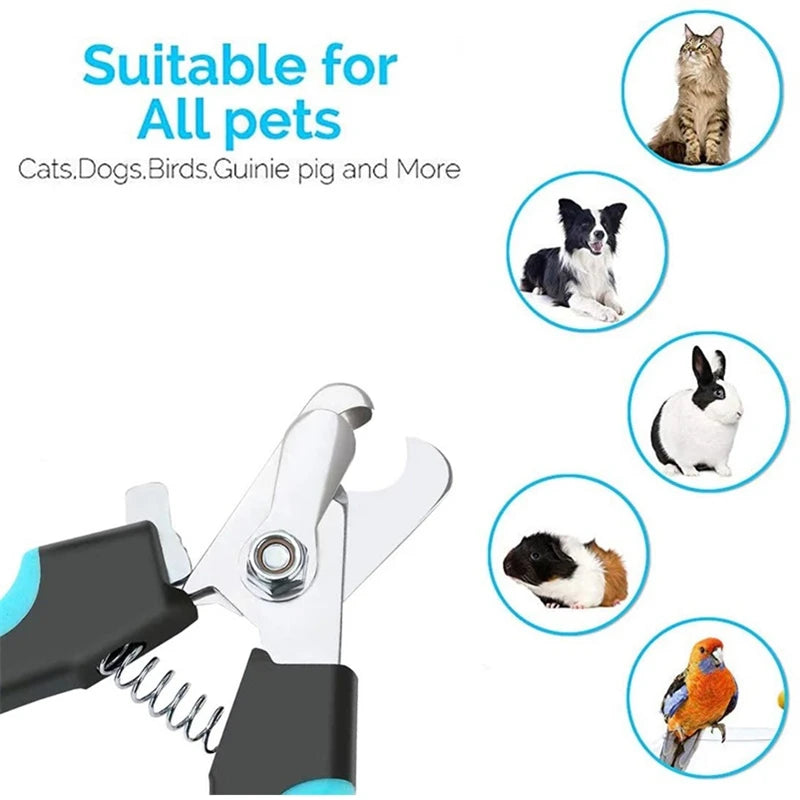 Coupe-Griffes Professionnel pour Chiens et Chats – Acier Inoxydable avec Butée de Sécurité Ma boutique