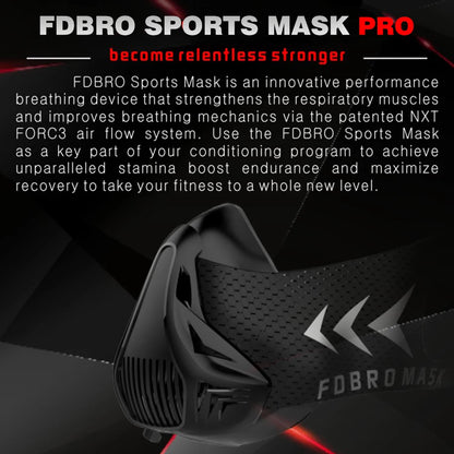 Masque d’Entraînement Sportif – Édition Élévation | Course, Fitness, Cyclisme – Style Noir 2.0 - BLACKBEARD OUTDOOR INDUSTRIES