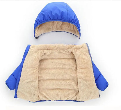 Manteau d’Hiver Épais pour Enfants – Chaud, Doublé & à Capuche avec Fourrure | Fille & Garçon | 3 à 6 ans - BLACKBEARD OUTDOOR INDUSTRIES