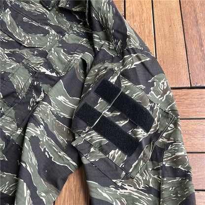 Ensemble Tactique Tom Jungle Tiger GEN3 - Vêtements de Combat Outdoor Résistants aux Déchirures, Pantalons G3 + Veste GEN3, Durable et Confortable BLACKBEARD OUTDOOR INDUSTRIES