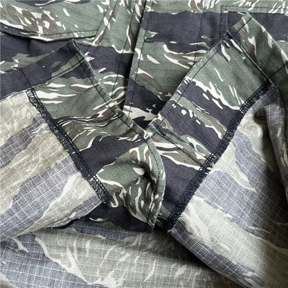 Ensemble Tactique Tom Jungle Tiger GEN3 - Vêtements de Combat Outdoor Résistants aux Déchirures, Pantalons G3 + Veste GEN3, Durable et Confortable BLACKBEARD OUTDOOR INDUSTRIES