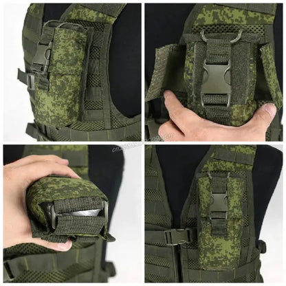Gilet Tactique 6sh117 MOLLE EMR Little Green Man Ma boutique