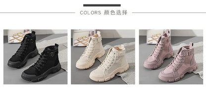 Bottines Femme en Toile – Style Désert & Moto – Hautes, Plates et Tendance – UXST - BLACKBEARD OUTDOOR INDUSTRIES