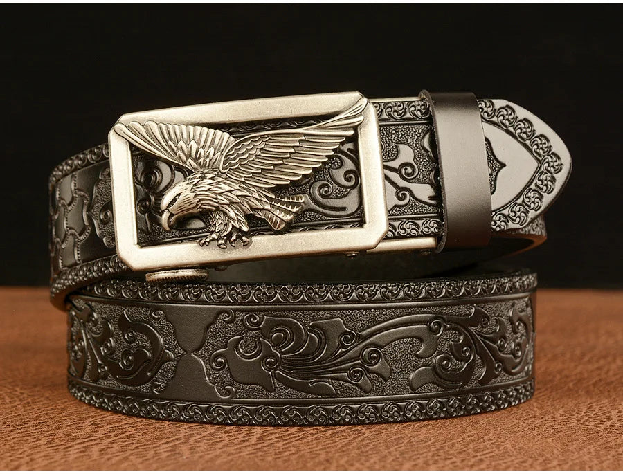 Ceinture en Cuir Véritable SupSindy - Luxe avec Boucle Métallique Ma boutique