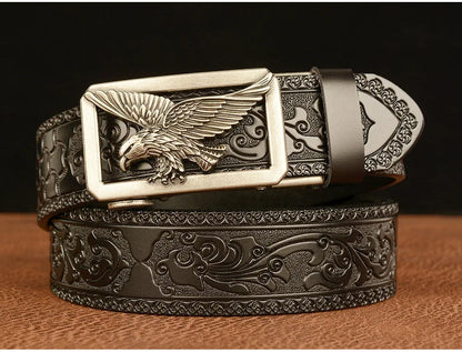 Ceinture en Cuir Véritable SupSindy - Luxe avec Boucle Métallique Ma boutique