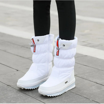 Bottes d’Hiver Femme à Plateforme – Chaudes, Antidérapantes, Mi-Mollet – Style Élégant et Confort Assuré - BLACKBEARD OUTDOOR INDUSTRIES