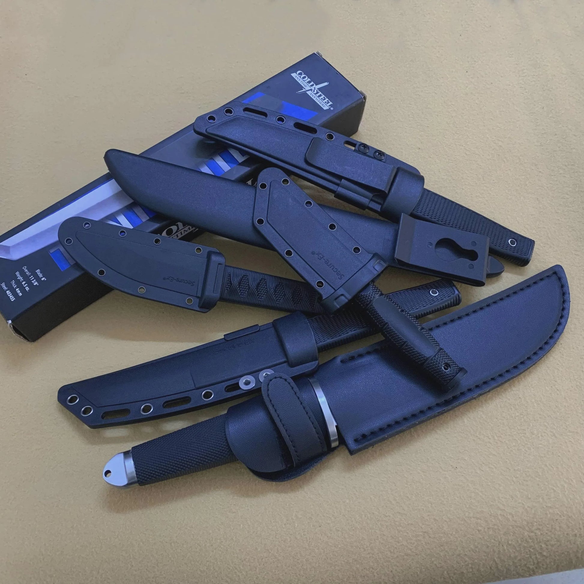 6 Modèles Katana Tanto Fixed Blade Tactical Knife - BLACKBEARD OUTDOOR INDUSTRIES