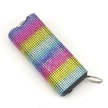 DiamondInlaid Multifunctional Portable Outdoor Tool Flashlight Arc Lighter USB Rechargeable Women's Gift BLACKBEARD OUTDOOR INDUSTRIES