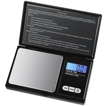 Mini Balance de Précision Numérique 0.01g – Échelle Électronique Portable pour Or, Bijoux, Poudres & Plus Ma boutique