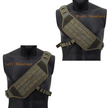 Gilet Tactique Quick Release avec Système MOLLE – Sac de Poitrine porte radio , Sac Bandoulière Crossbody, Sac de Chasse et Sports Outdoor - BLACKBEARD OUTDOOR INDUSTRIES