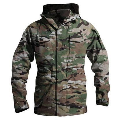 Veste M65 Militaire Homme | Coupe-Vent Tactique Étanche avec Capuche – Hiver/Automne - BLACKBEARD OUTDOOR INDUSTRIES