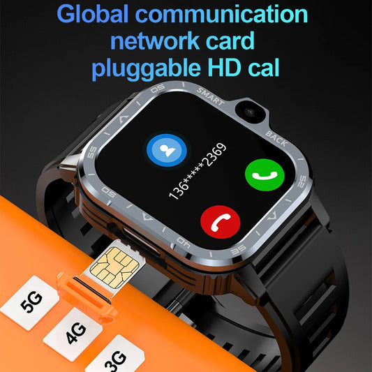 Montre Connectée VALDUS PGD Android – Écran 2,03", Double Caméra HD, 4G LTE, 64 Go ROM, NFC & WiFi - BLACKBEARD OUTDOOR INDUSTRIES