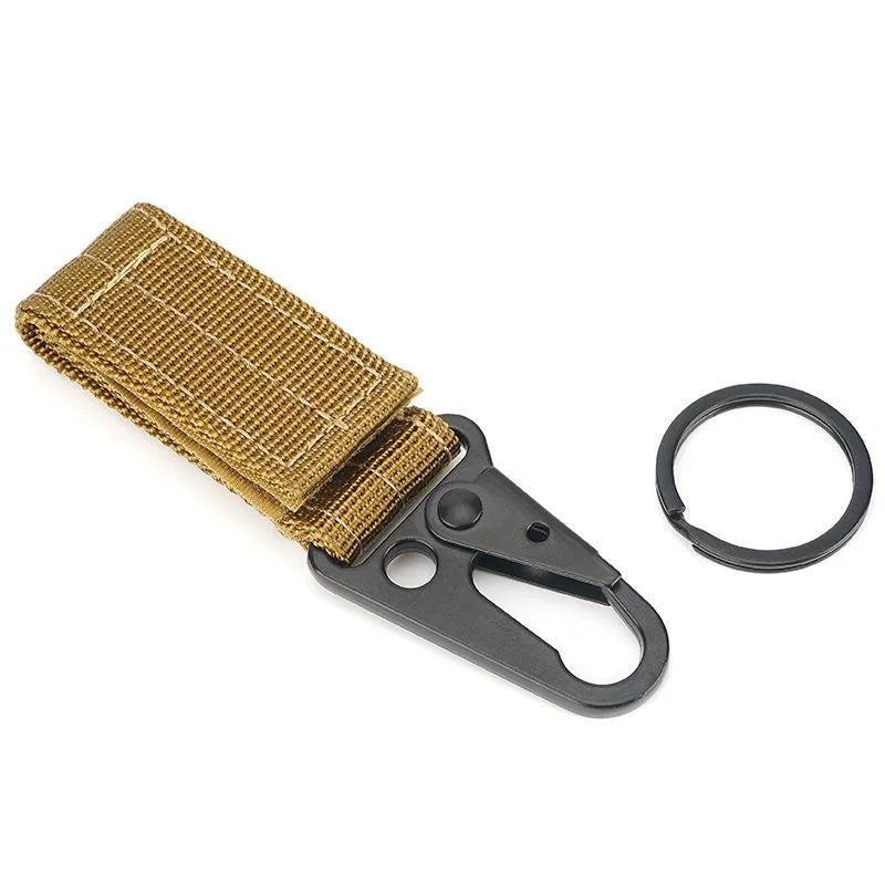3 Pièces – Boucles Tactiques en Nylon avec Mousqueton Carabine, Clip de Ceinture EDC, Porte-Clés pour Sac à Dos Molle, Accessoire pour Escalade et Camping en Plein Air - BLACKBEARD OUTDOOR INDUSTRIES