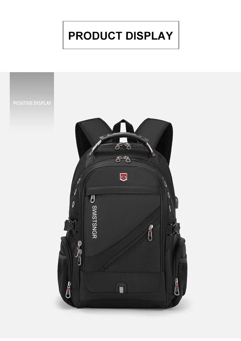 Sac à Dos Ordinateur Étanche 2025 – 17"/20" | Grande Capacité, USB, Antivol | Homme & Femme - BLACKBEARD OUTDOOR INDUSTRIES